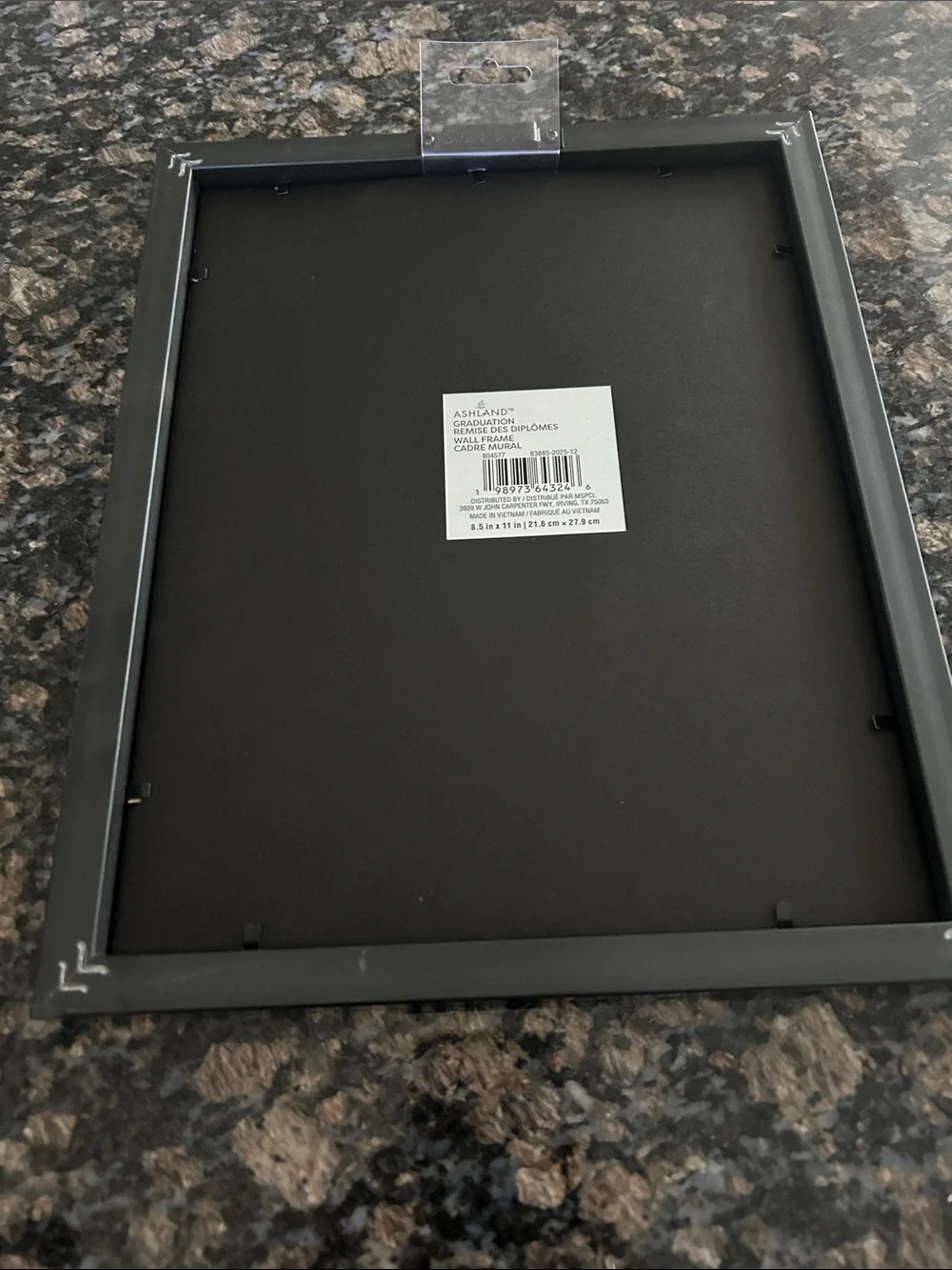 ASHLAND 8x10 BLACK CLASS OF 2026 MATTEE WALL FRAME NWT